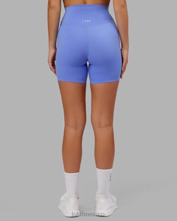 short midi elixir - indulgent blue mujer LSKD VP42D658 vestir