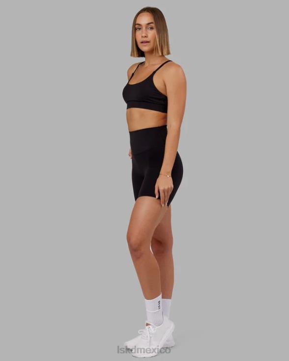 short midi elixir - negro mujer LSKD VP42D546 vestir