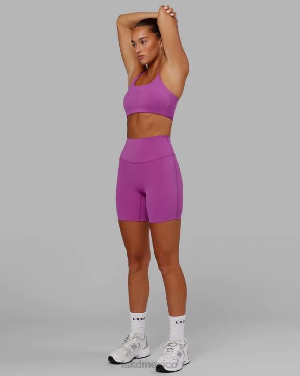 short midi elixir - orquídea mujer LSKD VP42D594 vestir