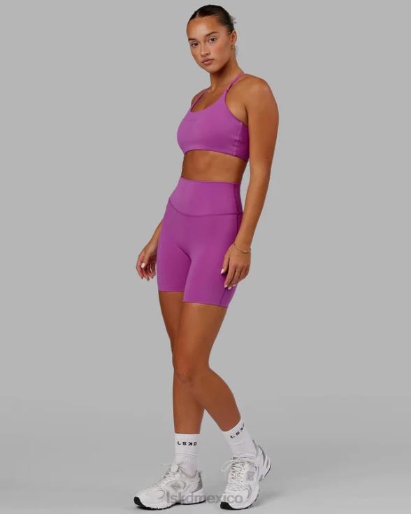 short midi elixir - orquídea mujer LSKD VP42D594 vestir