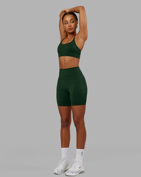 short midi elixir - verde hiedra mujer LSKD VP42D663 vestir