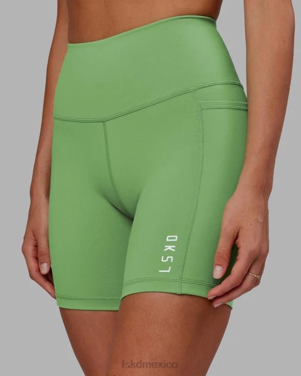 short midi flux - manzana menta mujer LSKD VP42D606 vestir