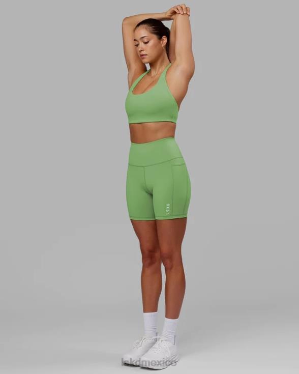 short midi flux - manzana menta mujer LSKD VP42D606 vestir