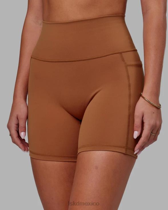 short midi fusion - avellana mujer LSKD VP42D569 vestir