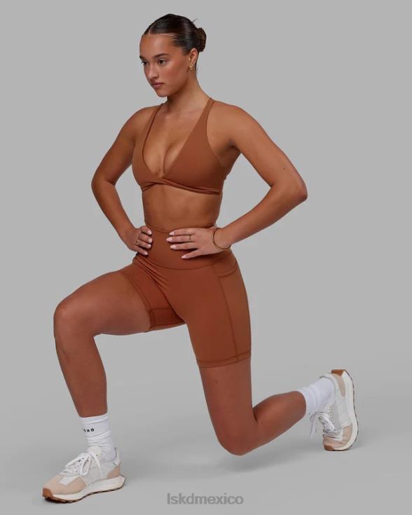 short midi fusion - avellana mujer LSKD VP42D569 vestir