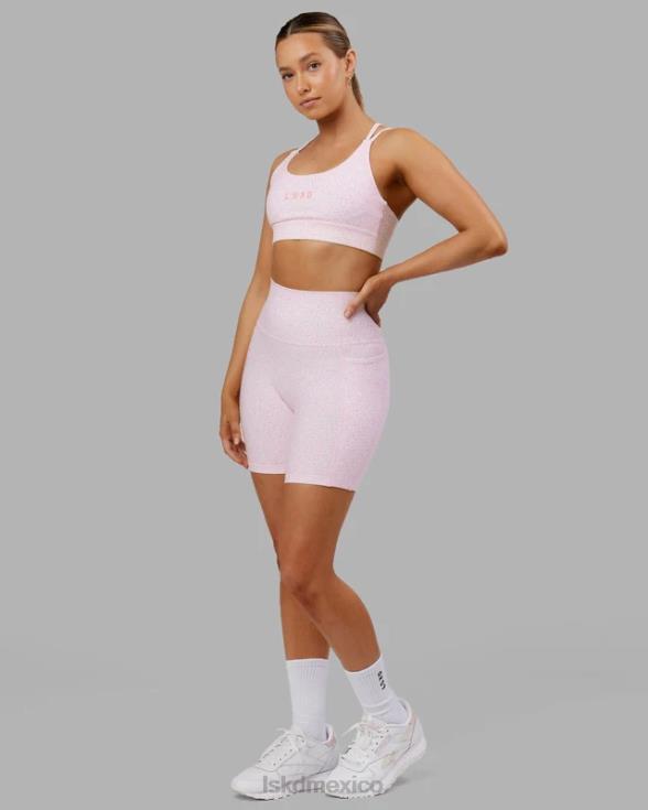 short midi fusion - blush leopardo mujer LSKD VP42D697 vestir