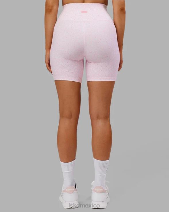 short midi fusion - blush leopardo mujer LSKD VP42D697 vestir