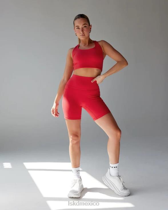 short midi fusion - escarlata mujer LSKD VP42D643 vestir