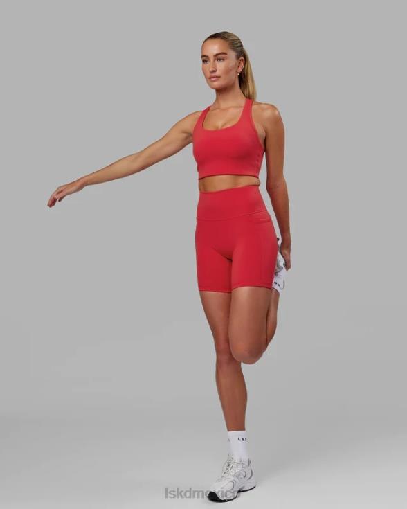 short midi fusion - escarlata mujer LSKD VP42D643 vestir