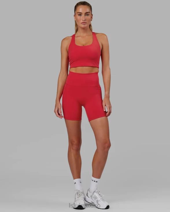 short midi fusion - escarlata mujer LSKD VP42D643 vestir