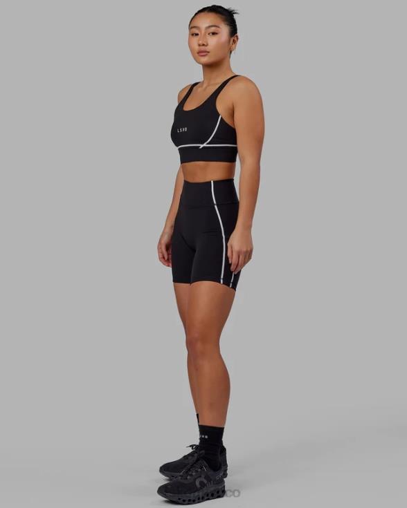 short midi pulse - negro mujer LSKD VP42D573 vestir