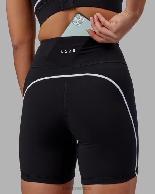 short midi pulse - negro mujer LSKD VP42D573 vestir