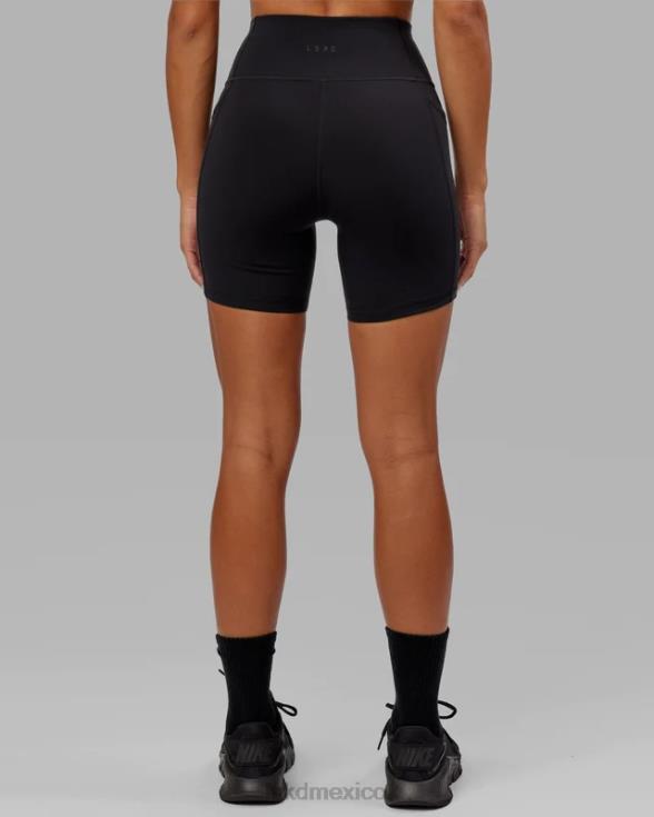 short midi rep - negro-lila mujer LSKD VP42D656 vestir