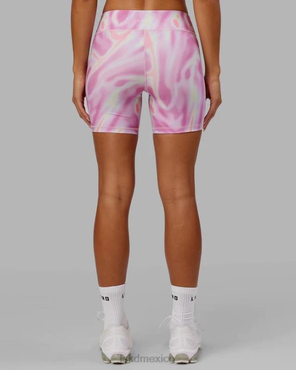 shorts ciclistas de longitud media rxd - estampado euforia-rosa mujer LSKD VP42D637 vestir