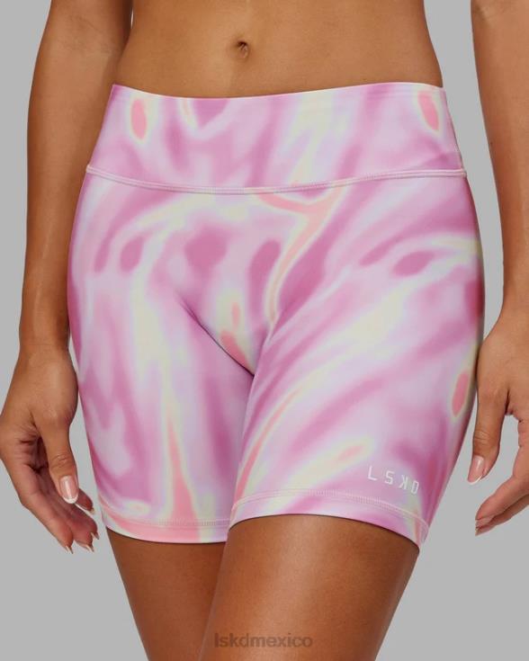 shorts ciclistas de longitud media rxd - estampado euforia-rosa mujer LSKD VP42D637 vestir