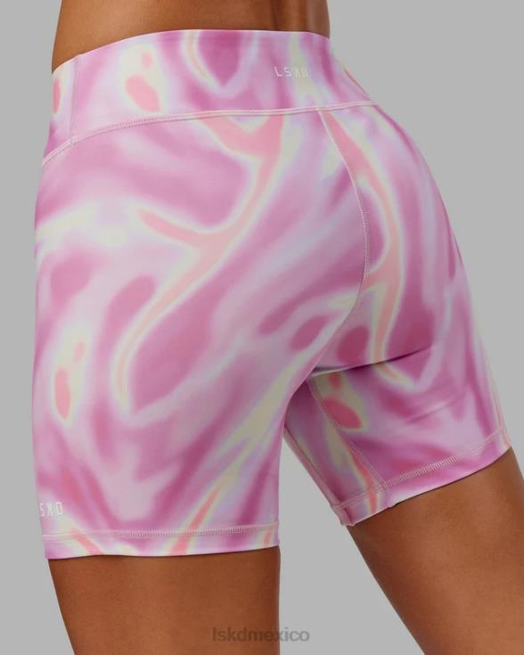 shorts ciclistas de longitud media rxd - estampado euforia-rosa mujer LSKD VP42D637 vestir