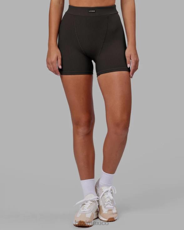 vitalize canalé medio corto - nogal oscuro mujer LSKD VP42D523 vestir