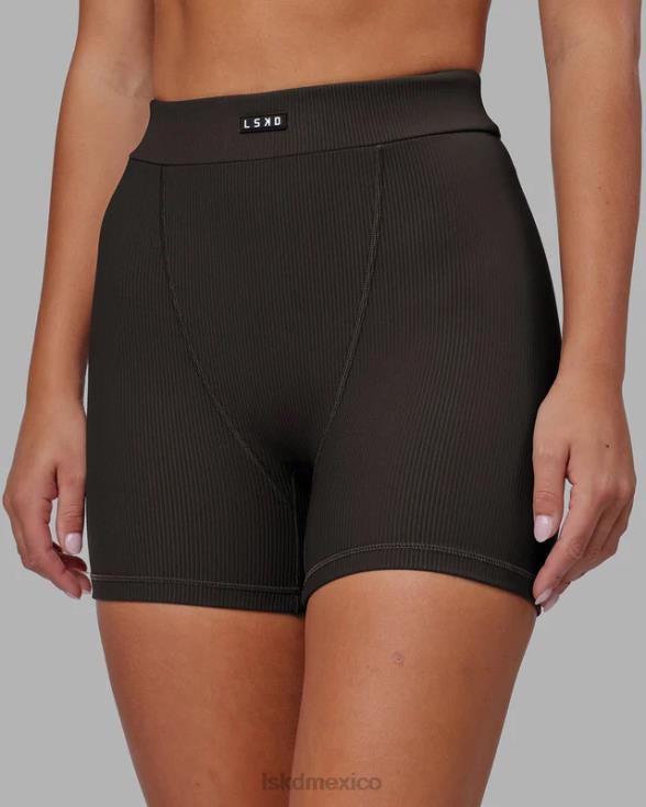 vitalize canalé medio corto - nogal oscuro mujer LSKD VP42D523 vestir