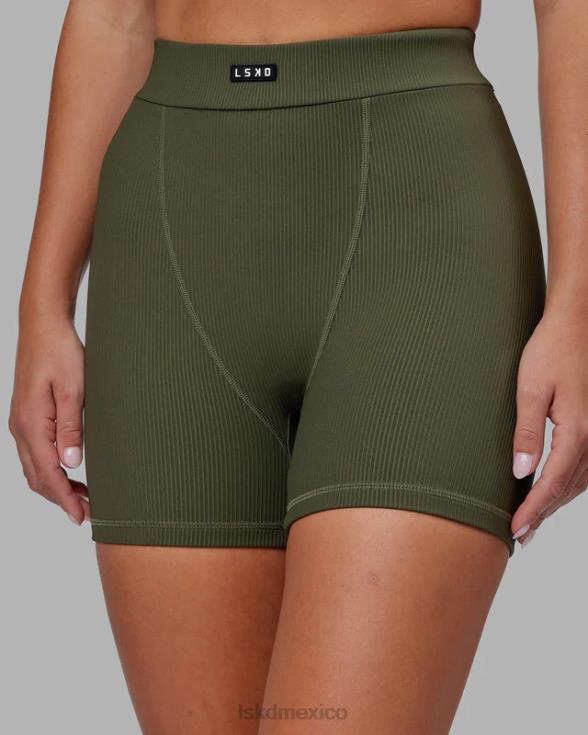 vitalize medio corto de canalé - noche del bosque mujer LSKD VP42D524 vestir