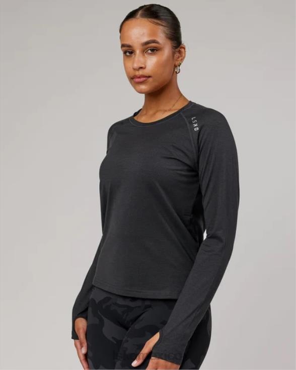 Camiseta Perform vaporflx ls - marga negra mujer LSKD VP42D283 vestir