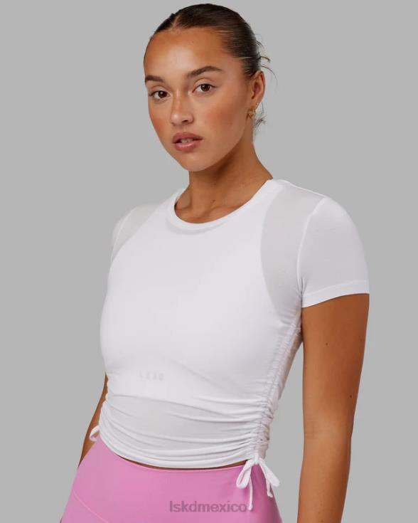 Camiseta corta Kick On - Blanco mujer LSKD VP42D266 vestir