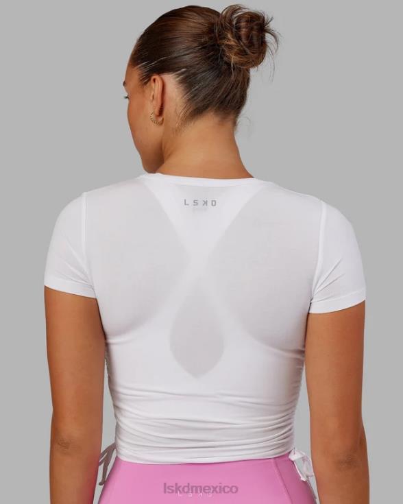 Camiseta corta Kick On - Blanco mujer LSKD VP42D266 vestir