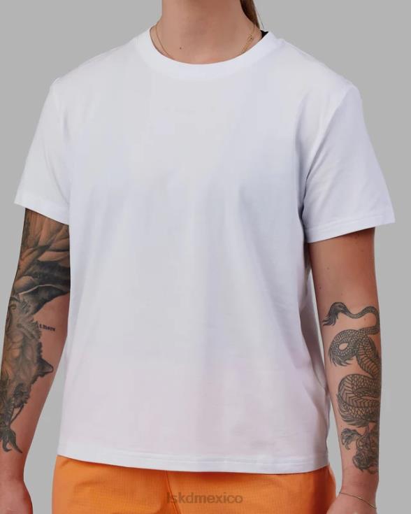 Camiseta love the run flxcotton - blanco-negro mujer LSKD VP42D279 vestir