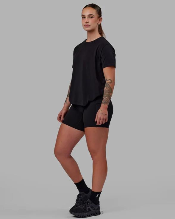 Camiseta love the run flxcotton - negro-blanco mujer LSKD VP42D287 vestir