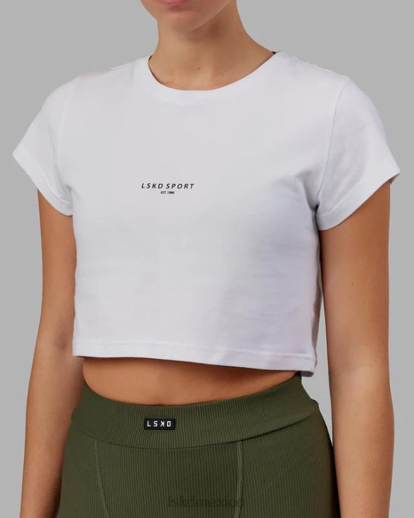 Camiseta para bebé Front Runner - Blanco mujer LSKD VP42D221 vestir