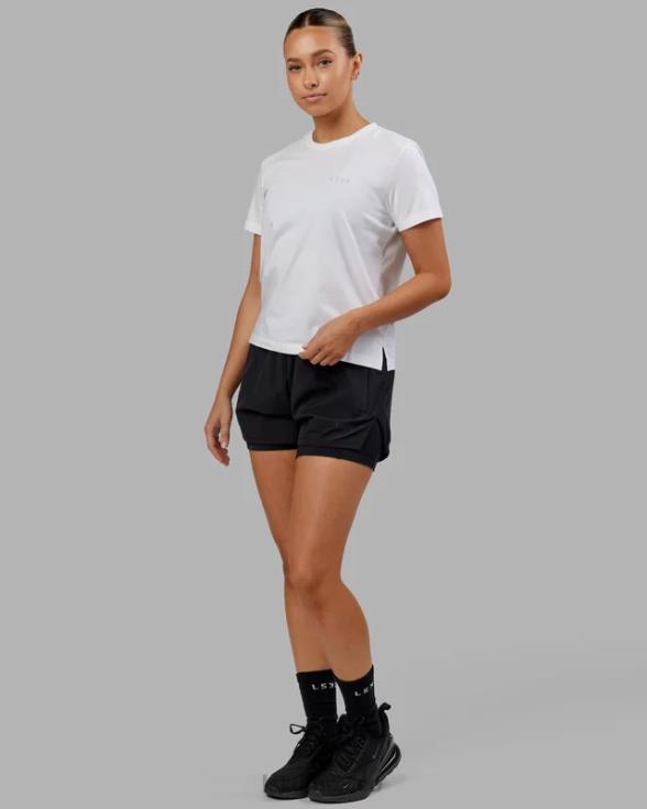 Camiseta pimaflx de lujo - blanco mujer LSKD VP42D290 vestir