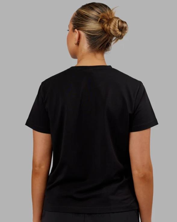 Camiseta pimaflx de lujo - negro mujer LSKD VP42D293 vestir