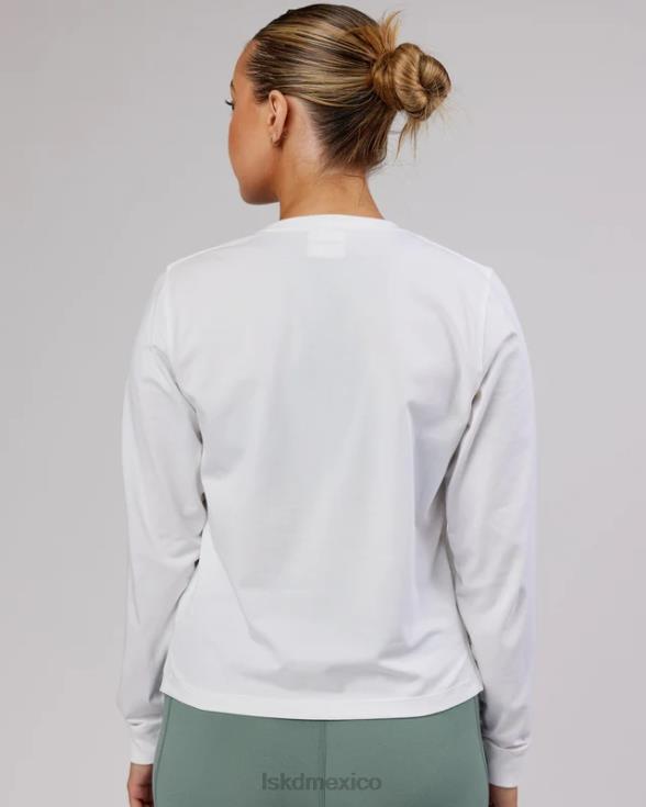 Camiseta pimaflx ls de lujo - blanco mujer LSKD VP42D291 vestir