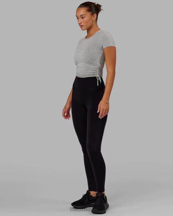 Camiseta recortada Kick On - Gris claro marga mujer LSKD VP42D284 vestir