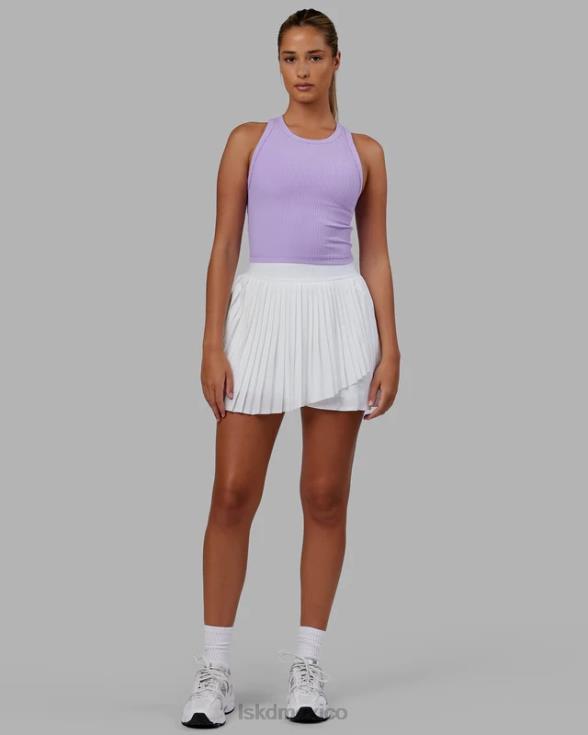 Camiseta sin mangas acanalada Squad - lila pálido mujer LSKD VP42D137 vestir