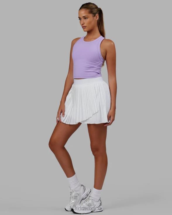 Camiseta sin mangas acanalada Squad - lila pálido mujer LSKD VP42D137 vestir