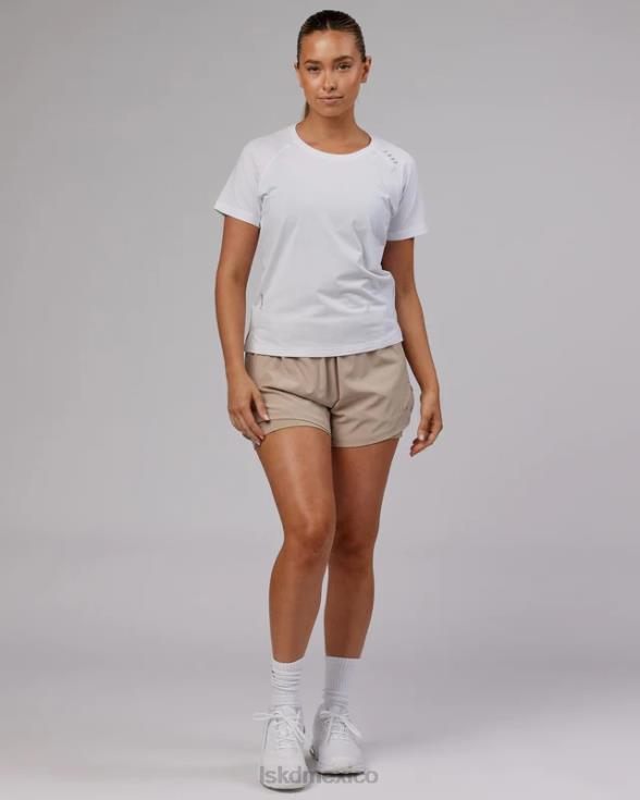 Realizar camiseta vaporflx - marga blanca mujer LSKD VP42D237 vestir