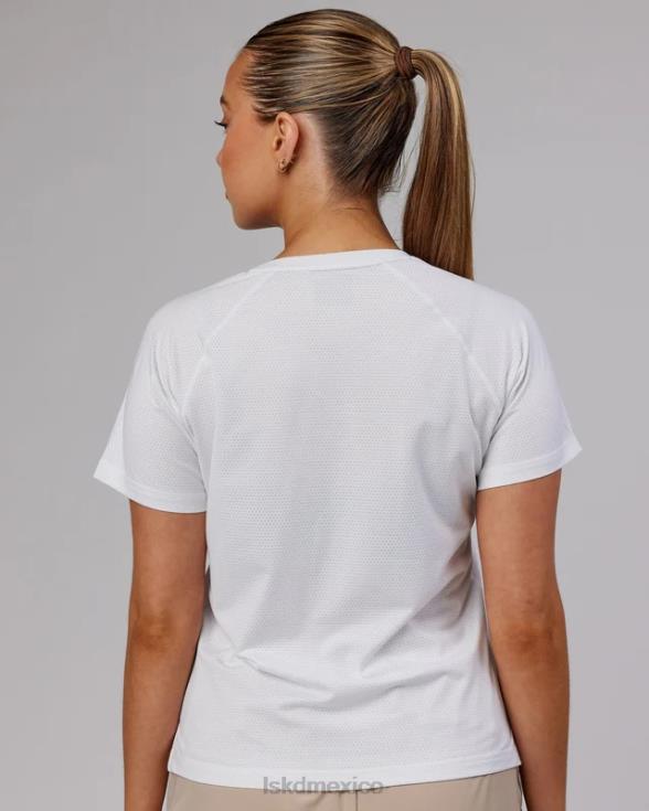 Realizar camiseta vaporflx - marga blanca mujer LSKD VP42D237 vestir