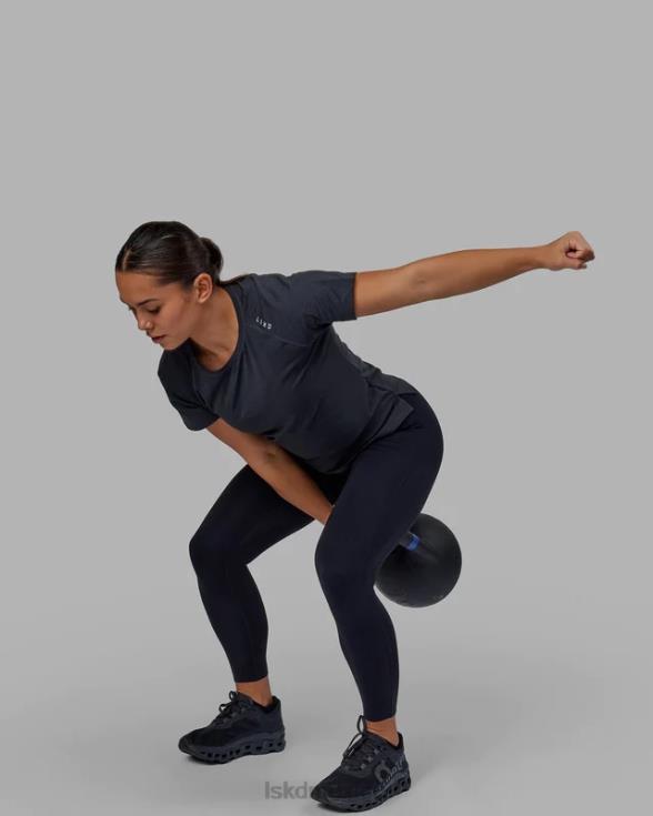 Realizar camiseta vaporflx - marga negra mujer LSKD VP42D234 vestir