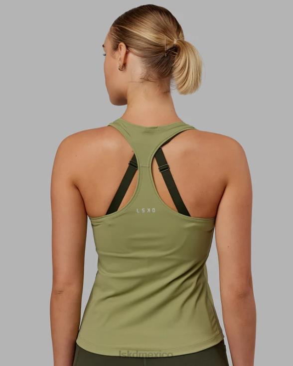 Tanque activo Lift Performance - Moss Stone mujer LSKD VP42D116 vestir