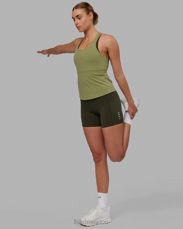 Tanque activo Lift Performance - Moss Stone mujer LSKD VP42D116 vestir