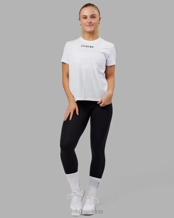 camiseta fitstop fast - blanco mujer LSKD VP42D263 vestir