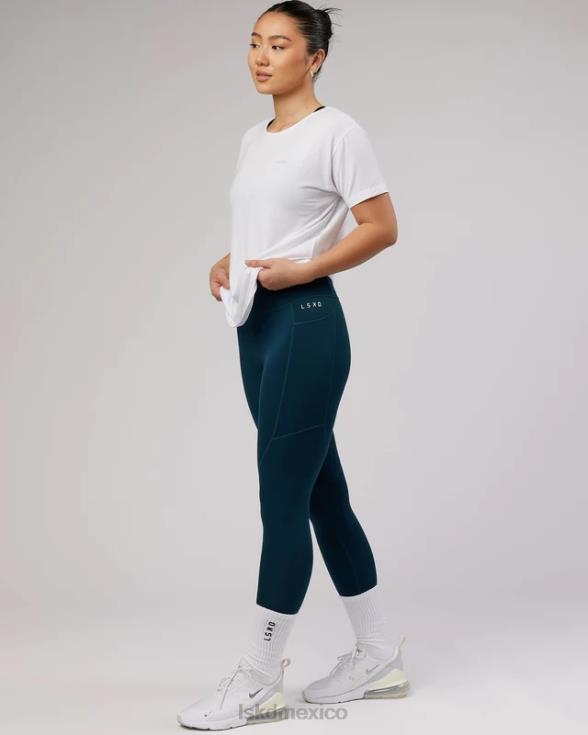 camiseta holgada de aire - blanco mujer LSKD VP42D325 vestir