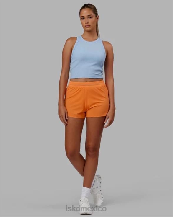 camiseta sin mangas acanalada squad - windsurfista mujer LSKD VP42D132 vestir