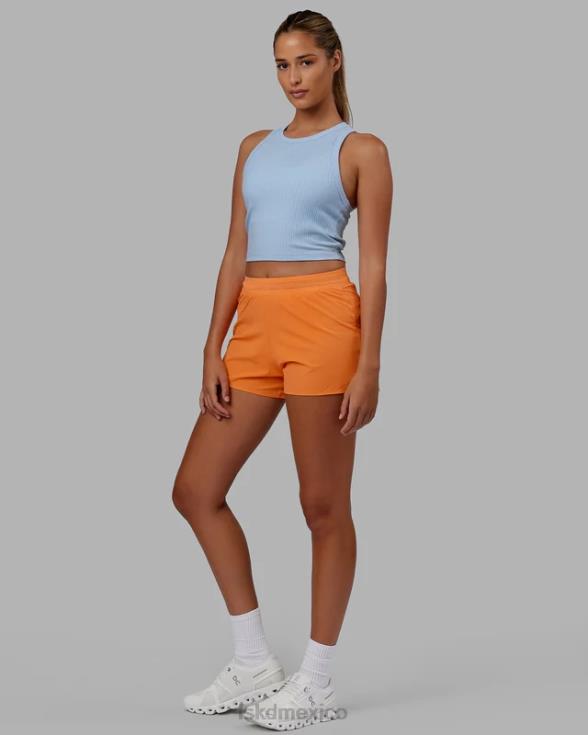 camiseta sin mangas acanalada squad - windsurfista mujer LSKD VP42D132 vestir