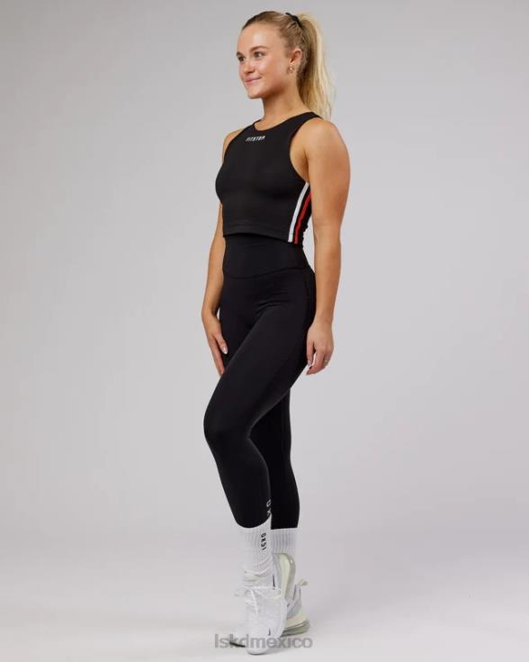 camiseta sin mangas de calentamiento fitstop - negro mujer LSKD VP42D178 vestir