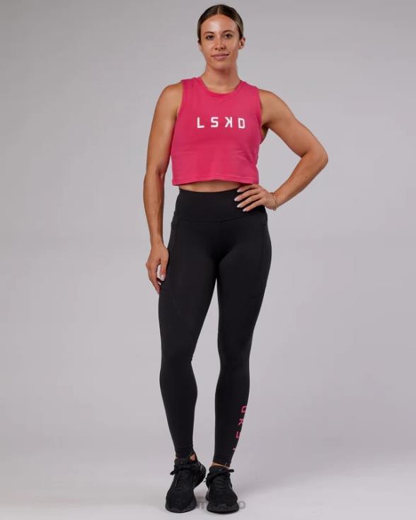 camiseta sin mangas ágil flxcotton - boysenberry mujer LSKD VP42D139 vestir