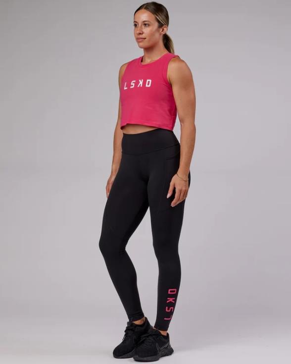 camiseta sin mangas ágil flxcotton - boysenberry mujer LSKD VP42D139 vestir