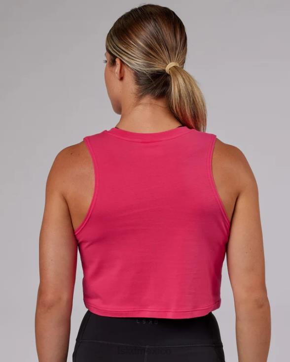 camiseta sin mangas ágil flxcotton - boysenberry mujer LSKD VP42D139 vestir