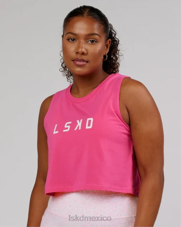 camiseta sin mangas ágil flxcotton - flamenco mujer LSKD VP42D197 vestir