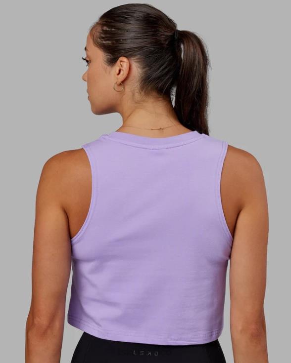 camiseta sin mangas ágil flxcotton - lila pálido mujer LSKD VP42D179 vestir